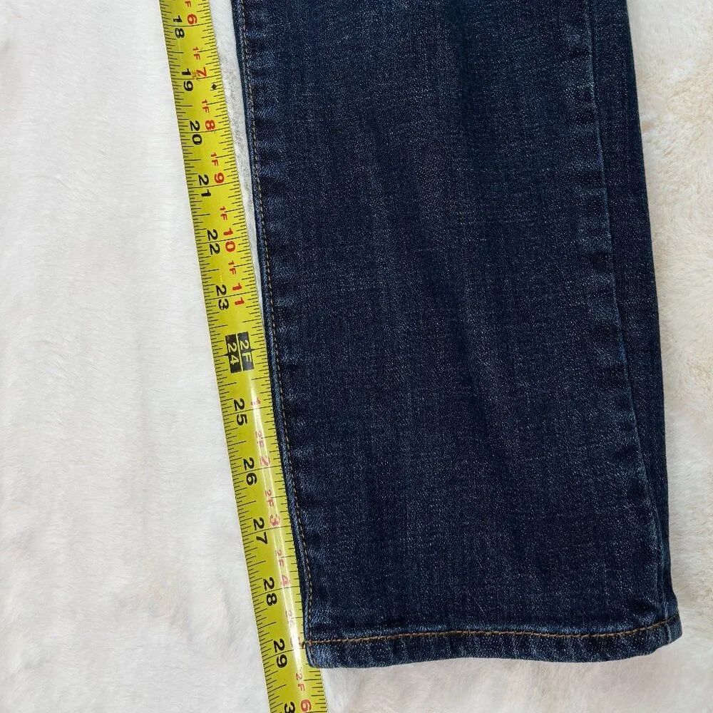 American Eagle Outfitters Women's Hi-Rise Skinny Stretch Dark Denim Jeans - Picture 14 of 15